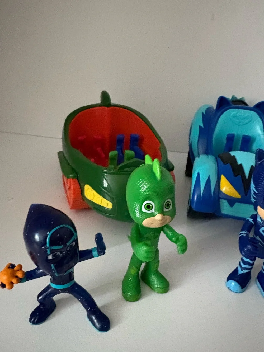 PJ Masks Vehicles & Figures Catboy Owlette Gekko Luna Girl Night Ninja 8 Pcs Set